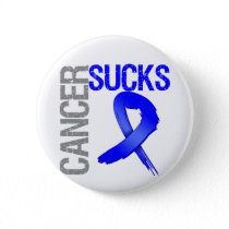 Cancer Sucks - Colon Cancer Pinback Button