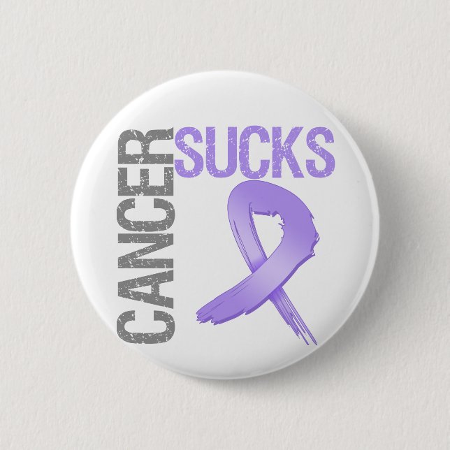 Cancer SUCKS Pinback Button (Front)