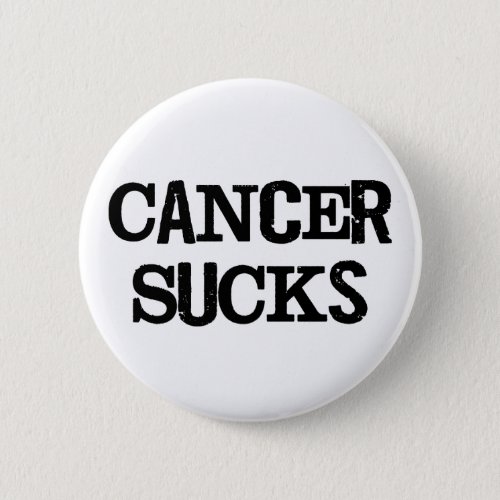 Cancer Sucks Pinback Button