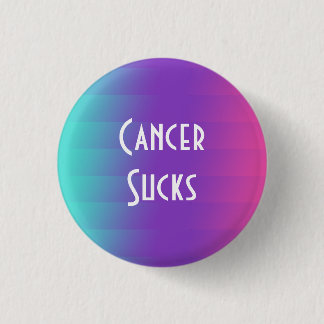 Cancer Sucks: Thyroid Cancer Pinback Button
