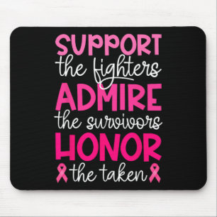 Cancer Support Admire Honor Breast Cancer Awarenes Mouse Pad