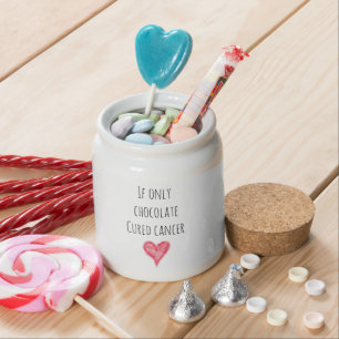 Cancer support & encouragement candy jar