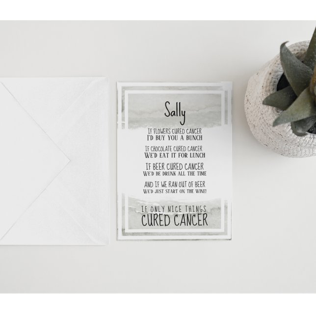 Cancer Support & Encouragement  Card (Creator Uploaded)