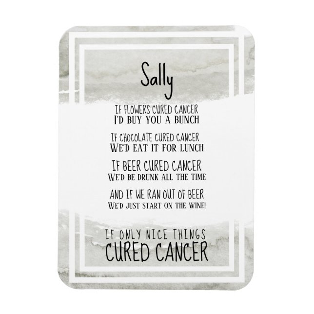 Cancer Support & Encouragement  Magnet (Vertical)