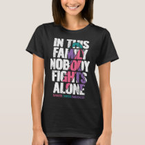 Cancer Support Family Thyroid Cancer Awareness  T-Shirt