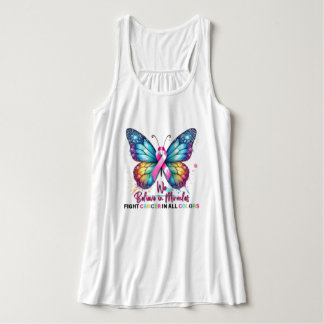 Cancer Support Gift | Fight Cancer | Butterfly Tank Top