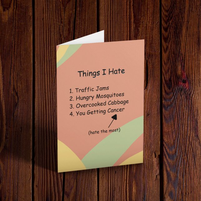 Cancer Support Light Humor  Card (Creator Uploaded)