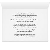 Cancer Support,Religious, I am your Prayer Warrior Cards (Inside Horizontal (Bottom))