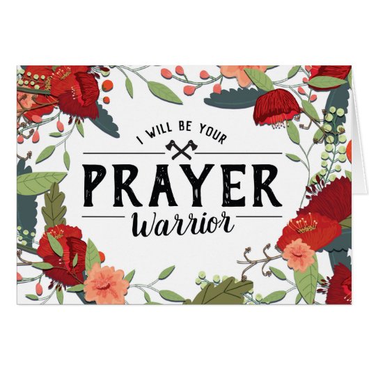 Cancer Support,Religious, I am your Prayer Warrior Cards (Front Horizontal)