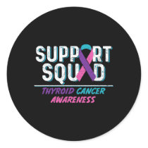 Cancer Support Squad  Classic Round Sticker