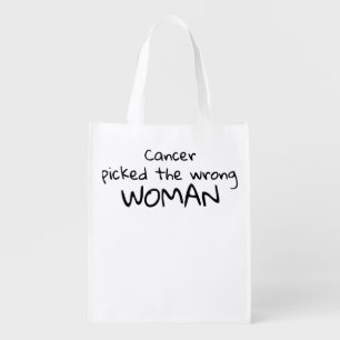 Cancer Support Therapy Help Grocery Tote Bag