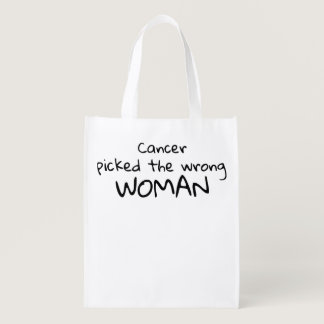 Cancer Support Therapy Help Grocery Tote Bag