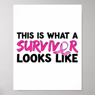 Cancer Survivor Awareness Apparel  Poster