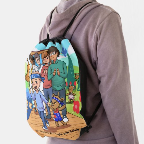 Cancer Survivor Backpack Drawstring Bag