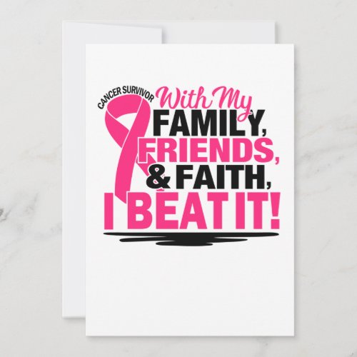 Cancer Survivor Faith Friends Family Save The Date