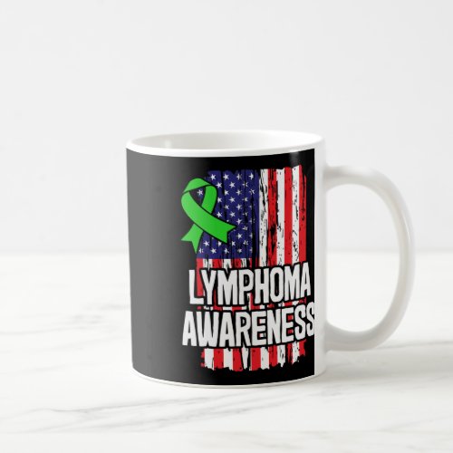 Cancer Survivor Lime Green Awareness Ribbon  Coffee Mug