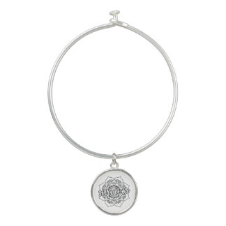 Cancer Survivor Mandala Bangle Bracelet