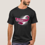 Cancer Survivor Ribbon Throat Cancer T-Shirt