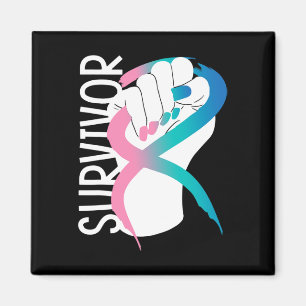 Cancer Survivor Thyroid Cancer Awareness Month Magnet