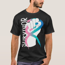 Cancer Survivor Thyroid Cancer Awareness Month  T-Shirt