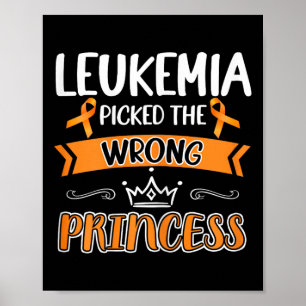 Cancer Survivor Warrior Girls Fight Leukemia Cance Poster