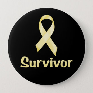 Cancer Survivor Yellow Button