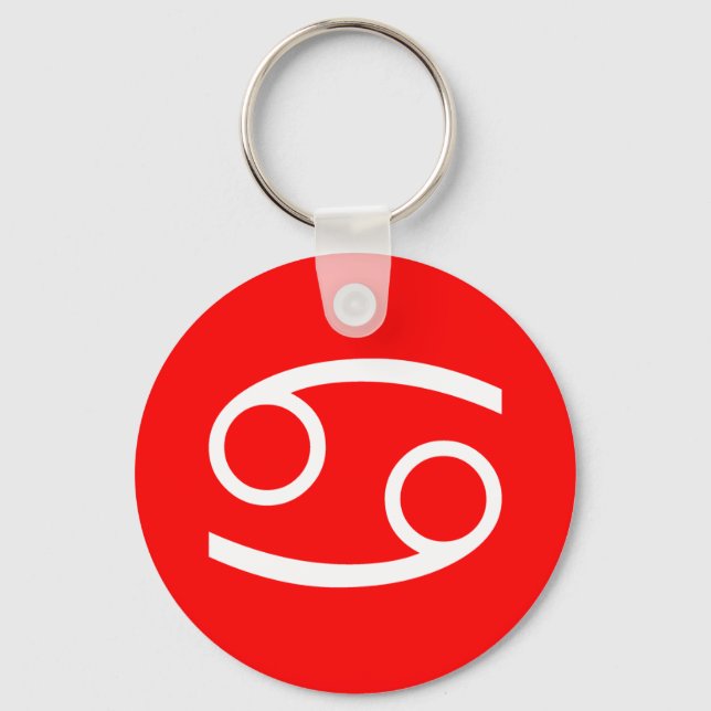 Cancer Symbol Keychain (Front)