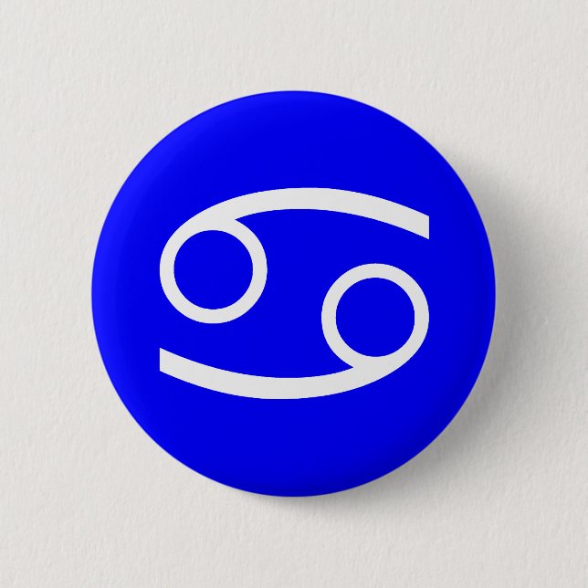 Cancer Symbol Pinback Button (Front)