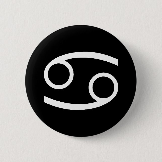 Cancer Symbol Pinback Button (Front)