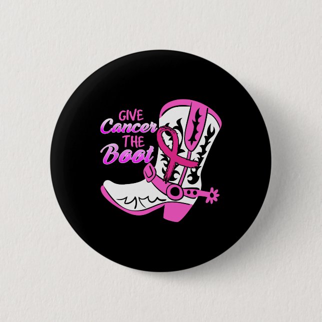 Cancer The Boot  Button (Front)