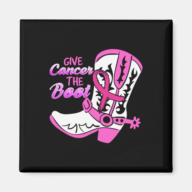 Cancer The Boot  Magnet (Front)