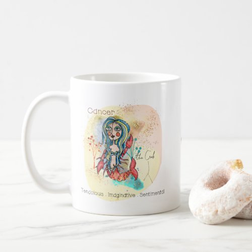 Cancer The Crab Character Traits Zodiac Name Coffee Mug