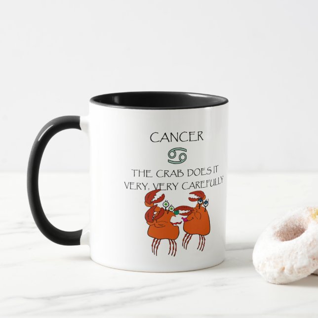 Cancer The Crab Mug (With Donut)