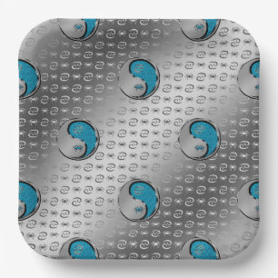Cancer the Crab Paper Plates