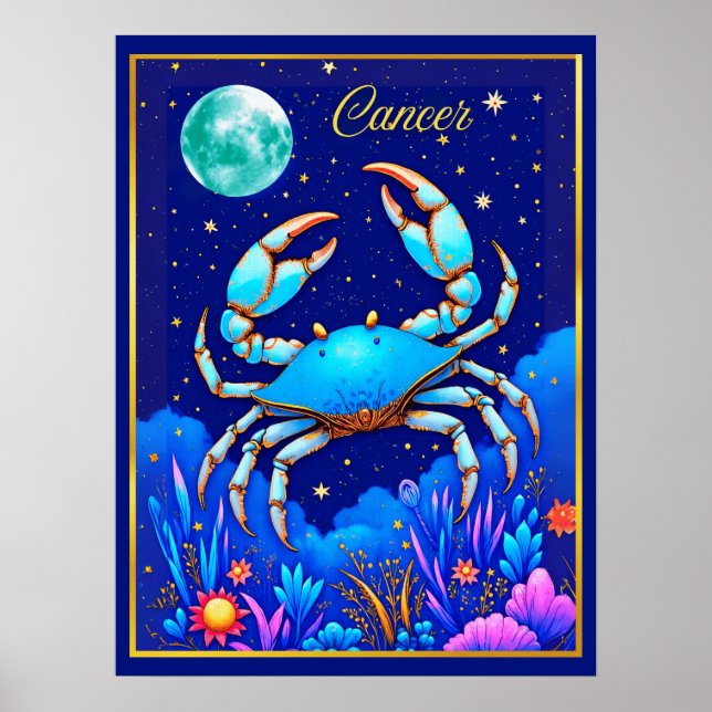Cancer the Crab Zodiac Sign (Front)