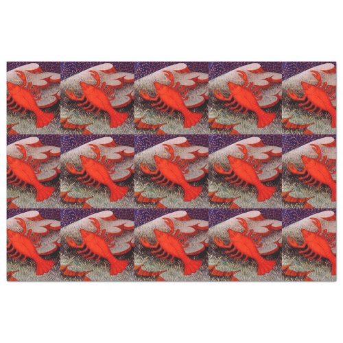 Cancer the Crab Zodiac Sign Birthday Party Tissue Paper