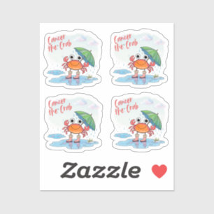 Cancer the Crab Zodiac sign Sticker