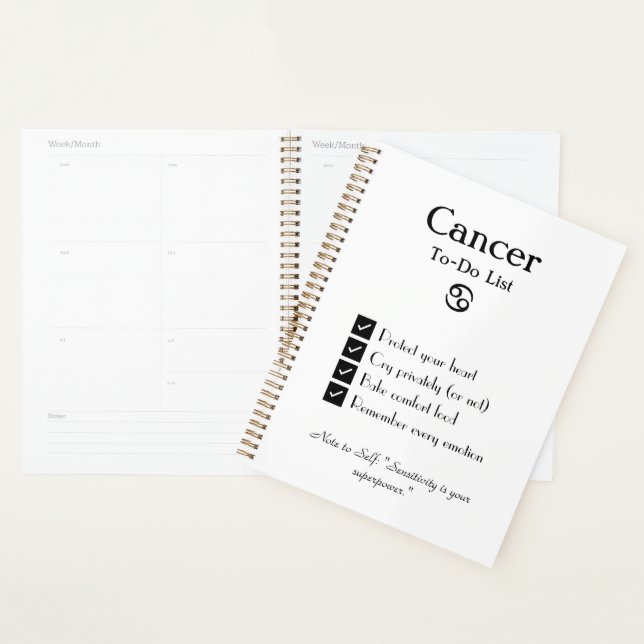 Cancer– To-Do List Planner (Display)