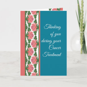 Cancer Treatment Thinking of You, Water Lilies Card