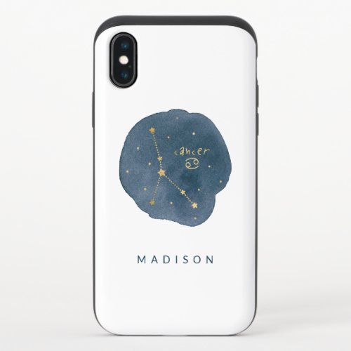 Cancer iPhone X Slider Case