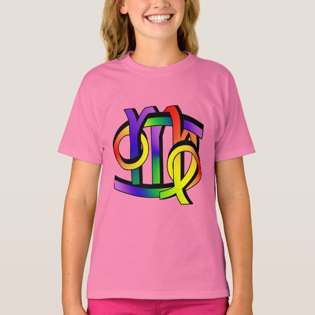 Cancer & Virgo GLBT T-Shirt (Front)