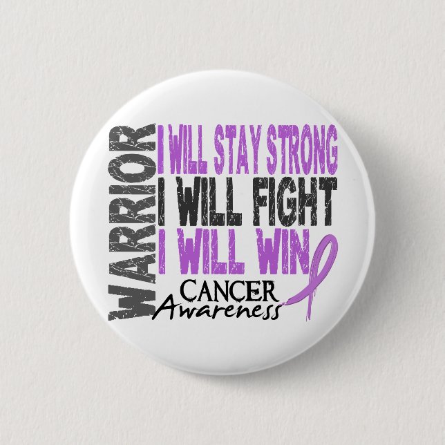Cancer Warrior Button (Front)