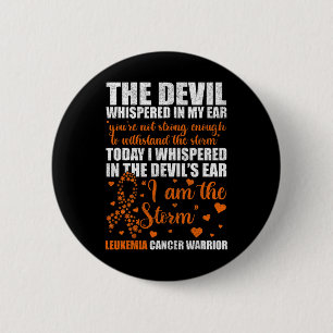 Cancer Warrior Leukemia Awareness Month Warrior Button