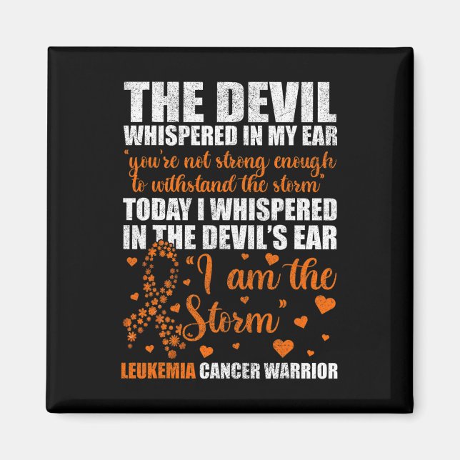 Cancer Warrior Leukemia Awareness Month Warrior  Magnet (Front)