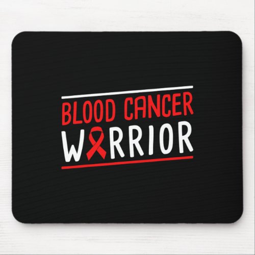 Cancer Warrior Red Ribbon  Mouse Pad