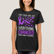 Cancer Warrior Ribbon Thyroid Cancer Awareness T-Shirt