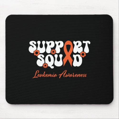 Cancer Warrior Support Squad Leukemia Awareness  Mouse Pad