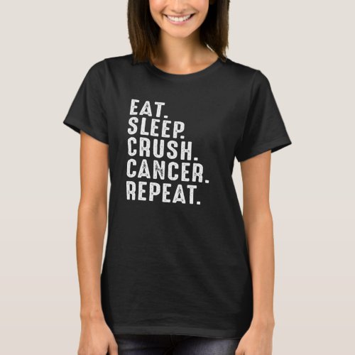 Cancer Warrior Survivor Crush Funny Breast Cancer T_Shirt