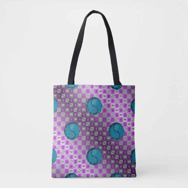 Cancer & Water Boar Tote Bag (Front)