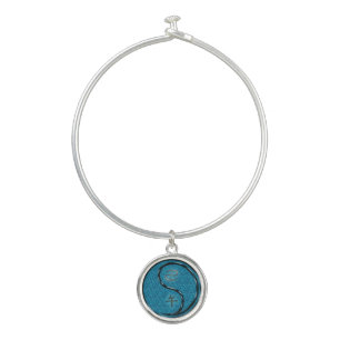 Cancer & Water Horse Bangle Bracelet